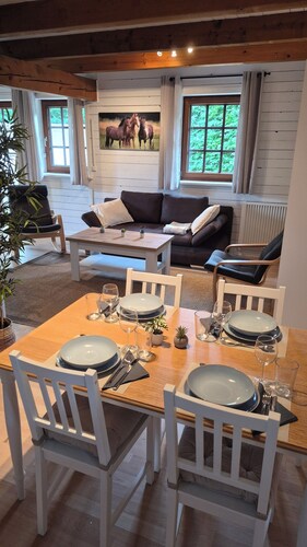 Cozy half-timbered house with a garden in Buchholz (Aller)