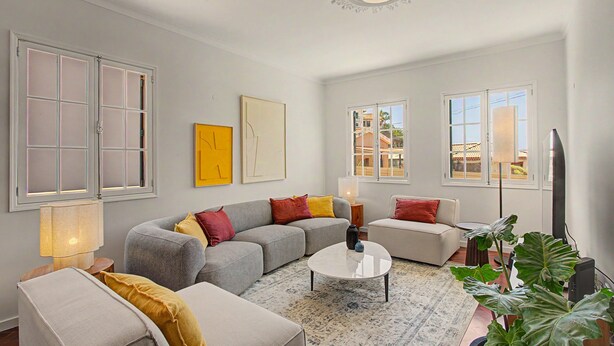 Living area - Holiday Home 'Villa da Pena' with Jacuzzi and Air Conditioning (Funchal)