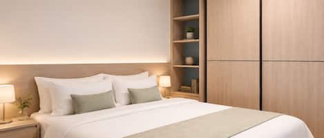 Nova Suites-Loft Twin Room | Premium bedding, down comforters, WiFi (free), bed sheets