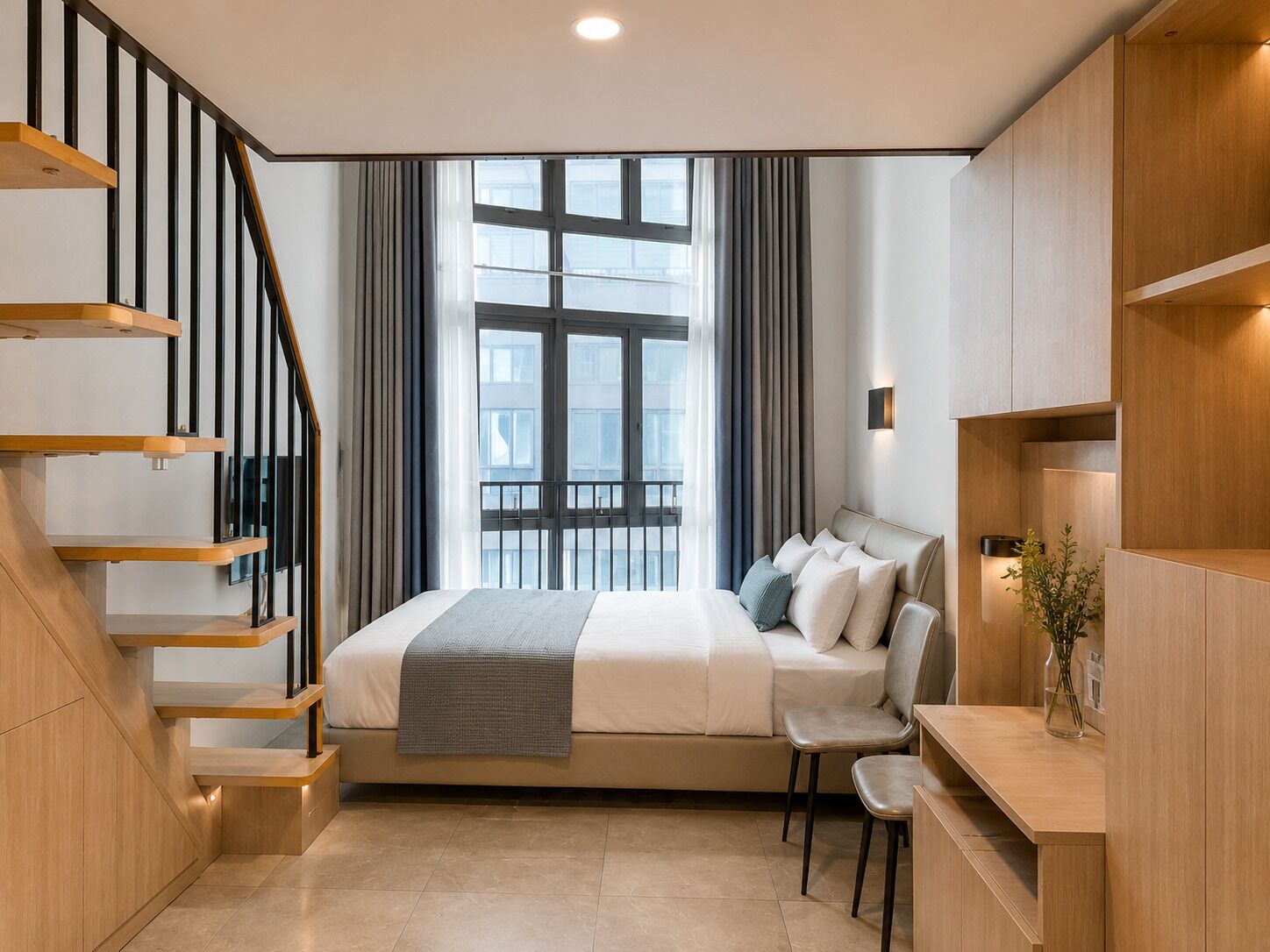 Dupleks Elite, Bebas Asap Rokok, lantai mezzanine | Pemandangan dari kamar