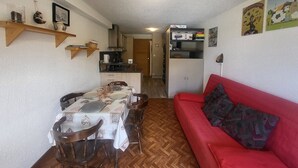 Interior - Sunny studio with south balcony - 2 guests (Montgenèvre)