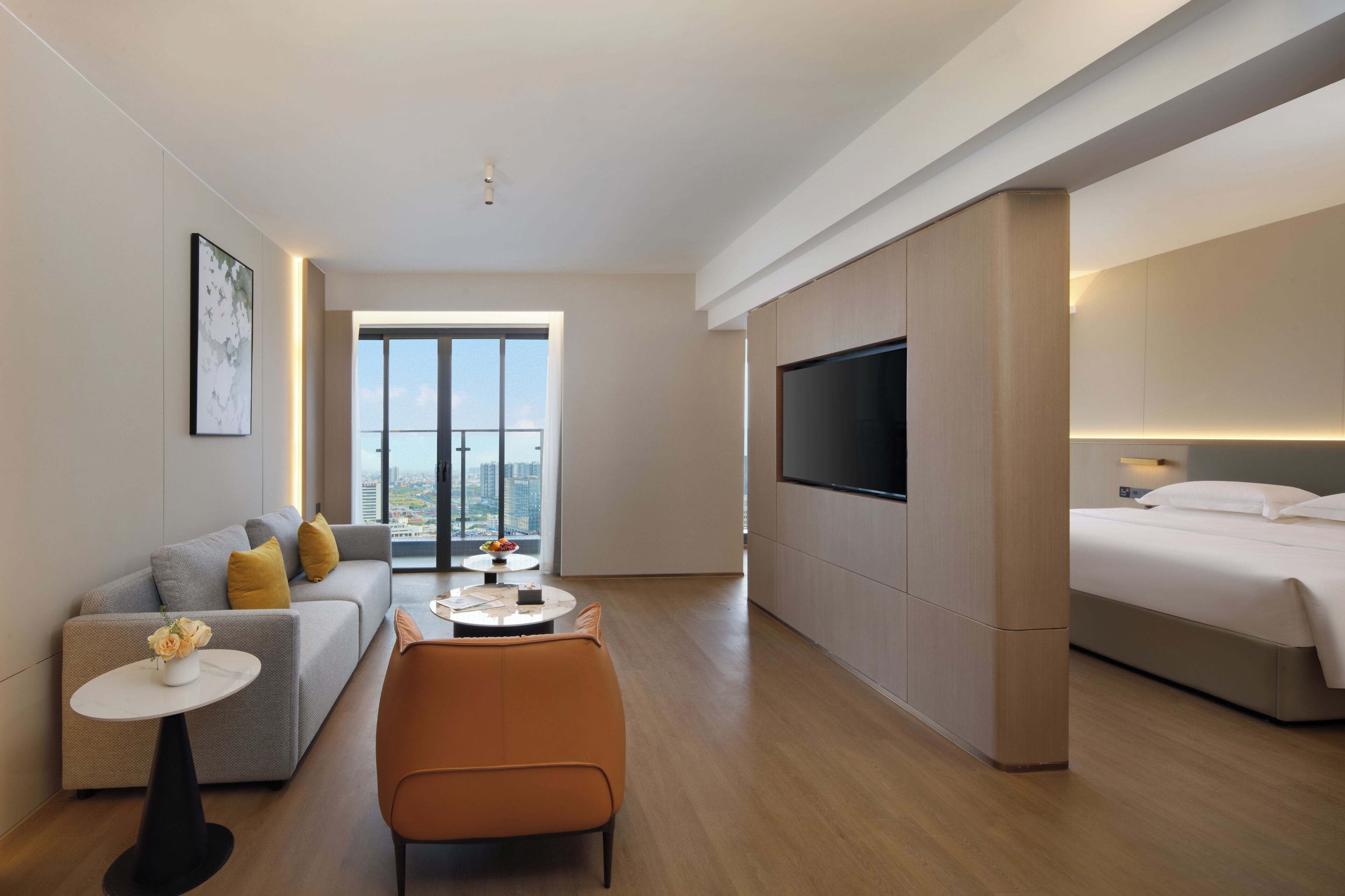 Luxury Suite, Balcony, City View