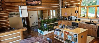 Luxury Montana-Style Log Estate with Private Vineyard & Spa Near Purcellville, VA