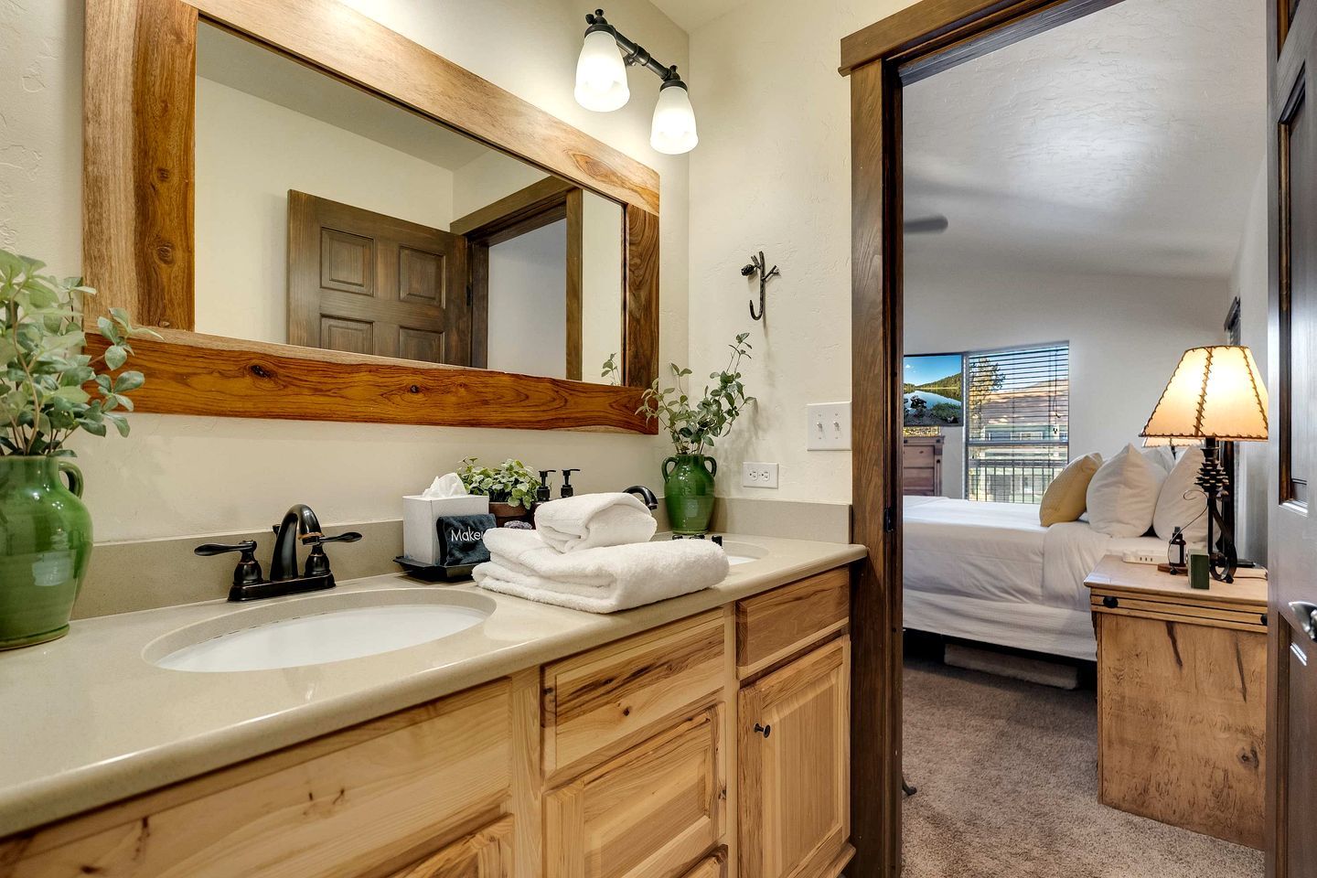 Hair dryer, towels