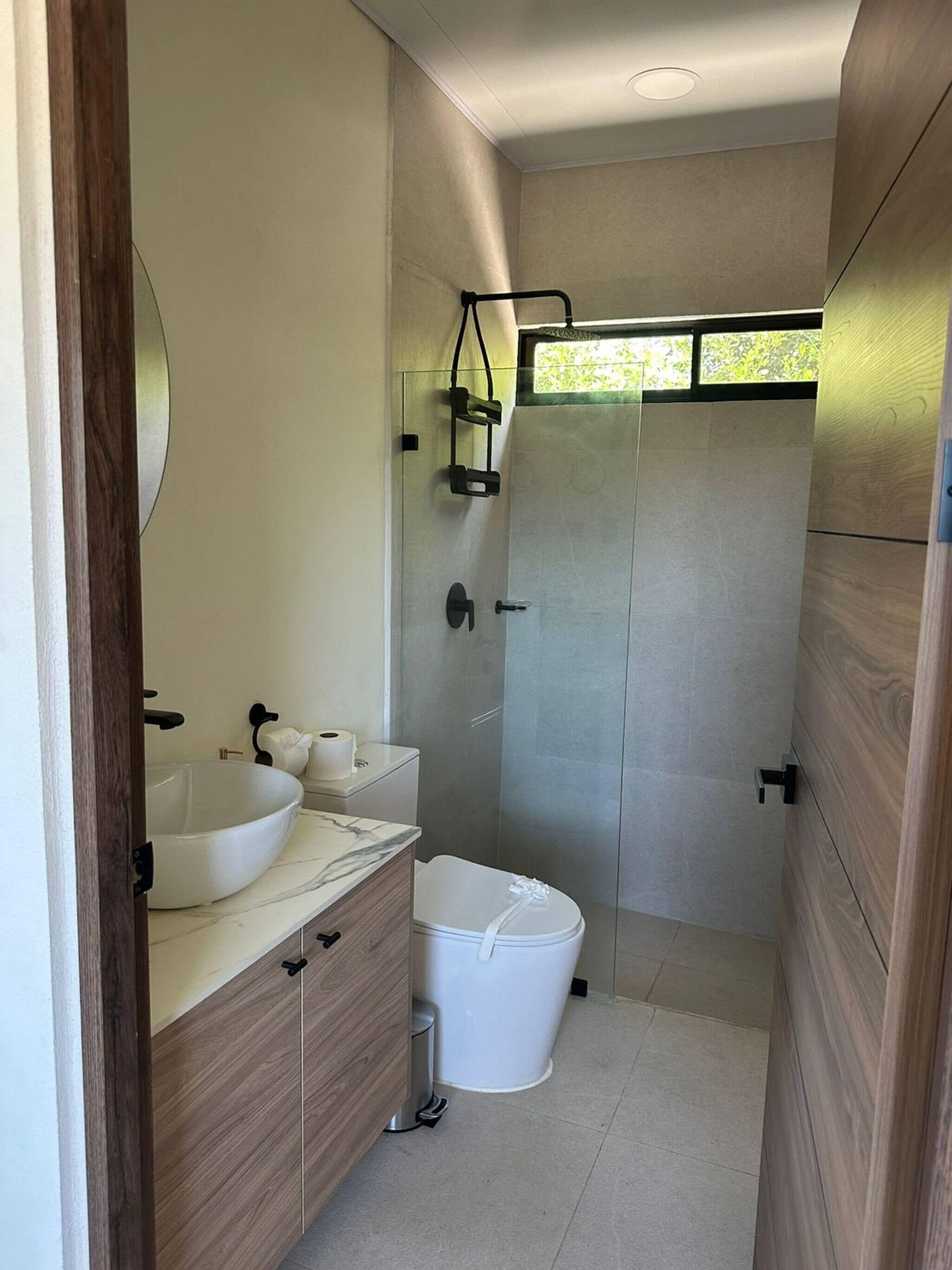 Casa, 1 habitación, vista al jardín | Baño