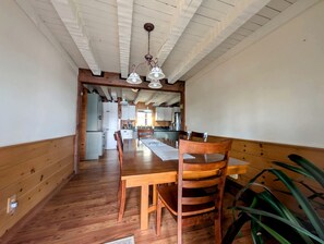 Dining - Waterfront Cabin Retreat with Deck Swing in Lamoine Point, Maine (Lamoine Point)