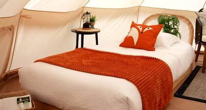 Fantastic Bell Tent Fire Pit and Barbecue Provided in Northern Bruce Peninsula, Ontario