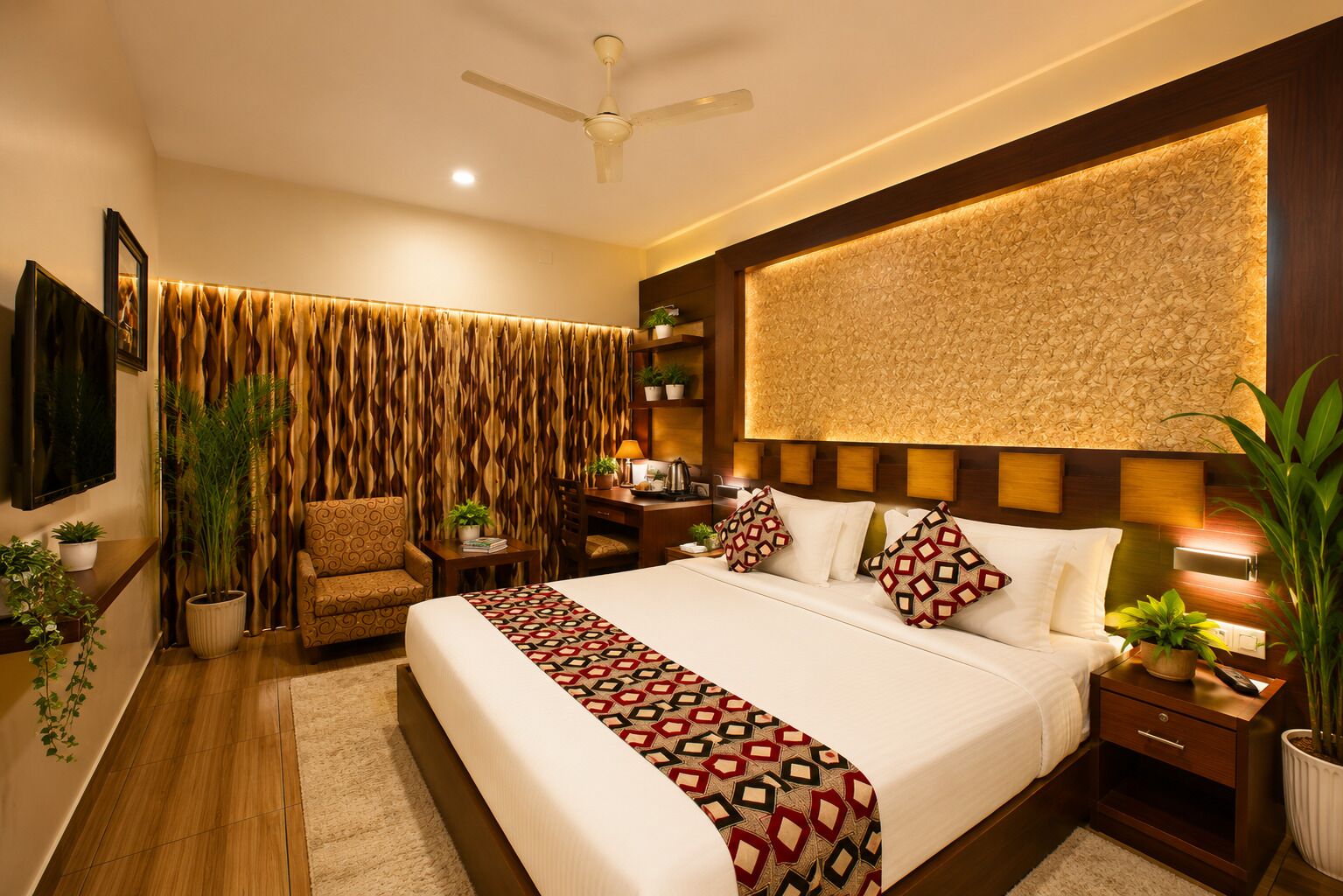 Basic Double Room | Premium bedding, bed sheets