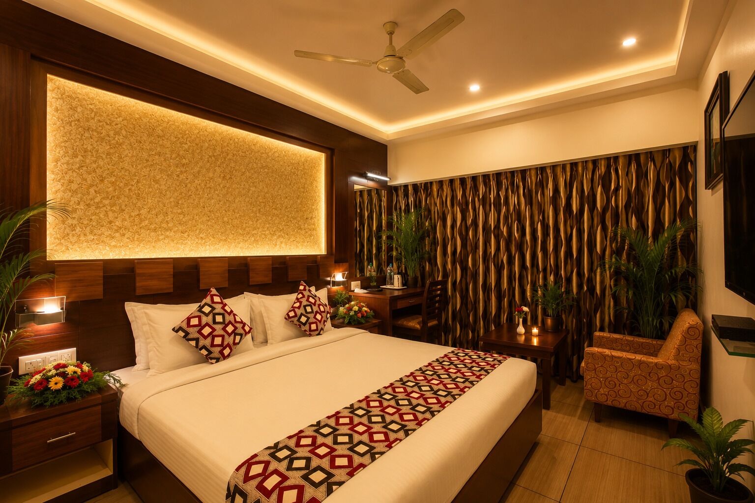 Deluxe Double Room | Premium bedding, bed sheets