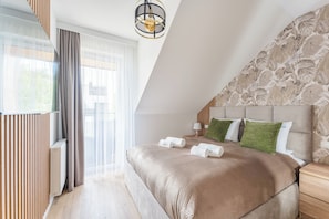 Penthouse Premium, 2 chambres | Literie de qualité supérieure