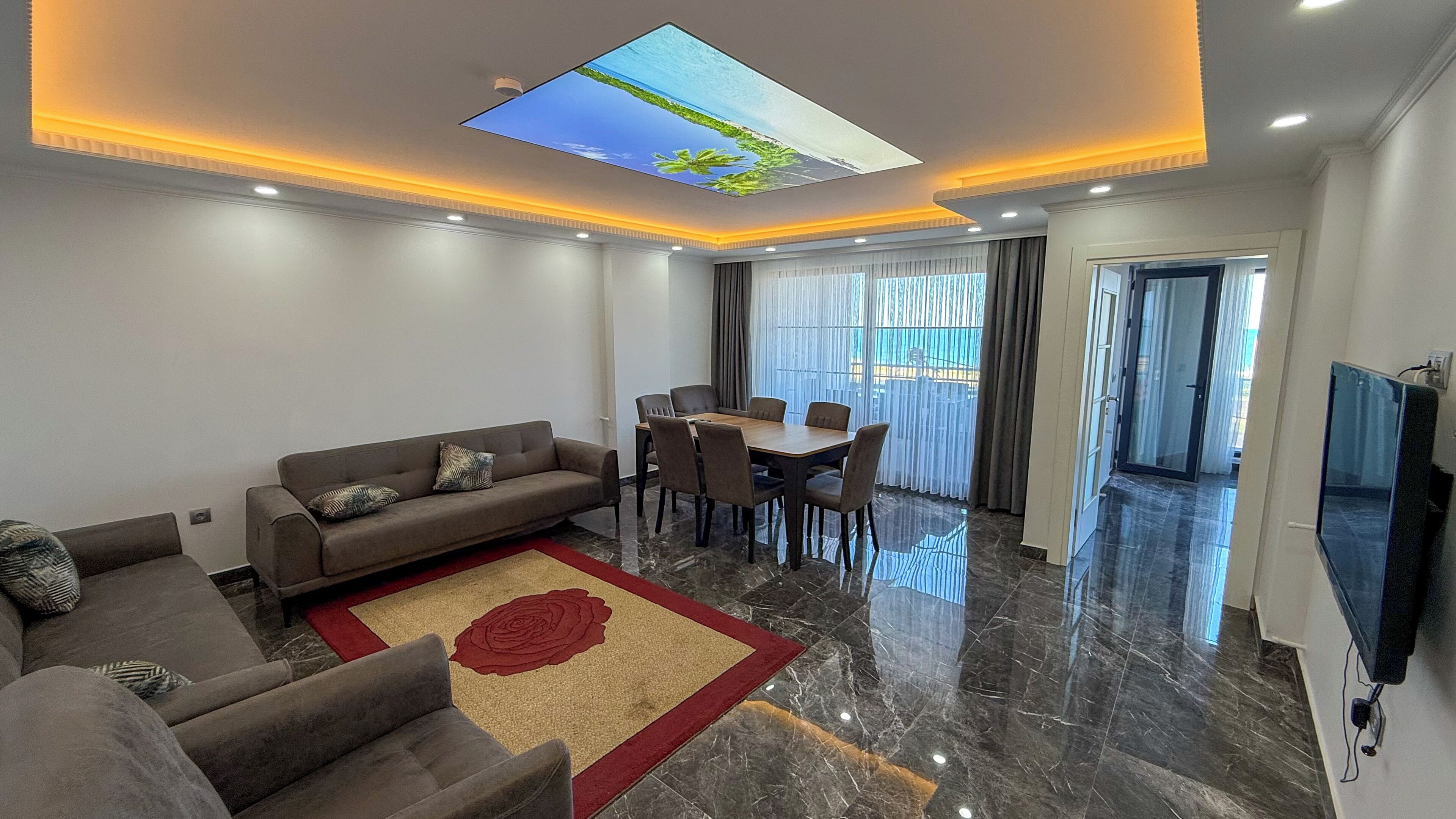 Apartment, Sea View | Living area