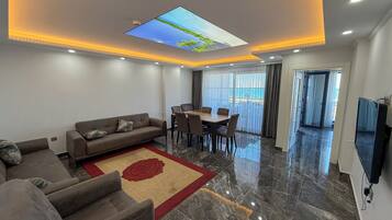 Apartment, Sea View | Living area