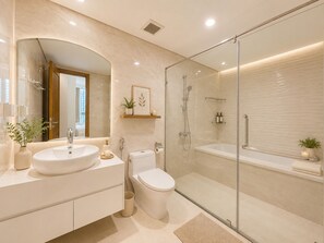 Hair dryer, towels, soap, toilet paper - Charming 3-bedroom condo with AC in Thành phố Hồ Chí Minh (Thành phố Hồ Chí Minh)