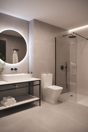 Shower, free toiletries, hair dryer, towels - Bob W Valencia Patraix (Valencia)