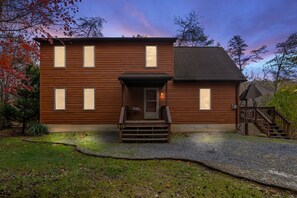 Exterior - Spacious Woodland Cabin with Fire Pit & Creek Near Berkeley Springs, West Virginia (Berkeley Springs)