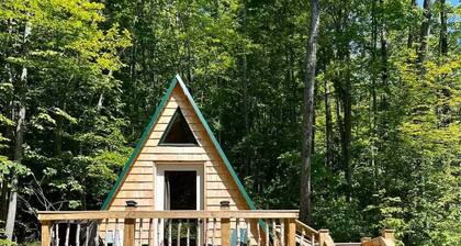 White Mountains Forest A-Frame | Stars + Firepit