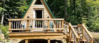 White Mountains Forest A-Frame | Stars + Firepit