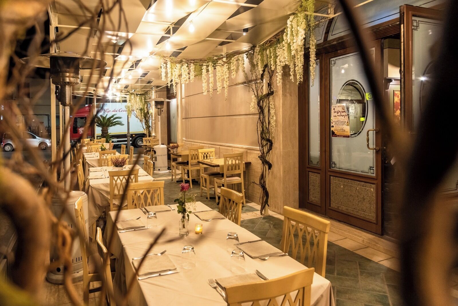 Área para banquetes al aire libre