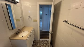 Shower, hair dryer