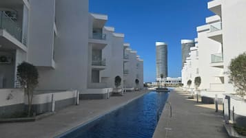 Seasonal outdoor pool