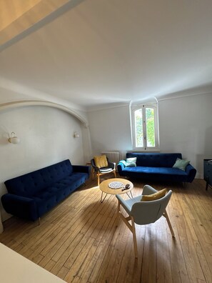 Living area - Spacious Apartment in the Heart of Tours (Tours)
