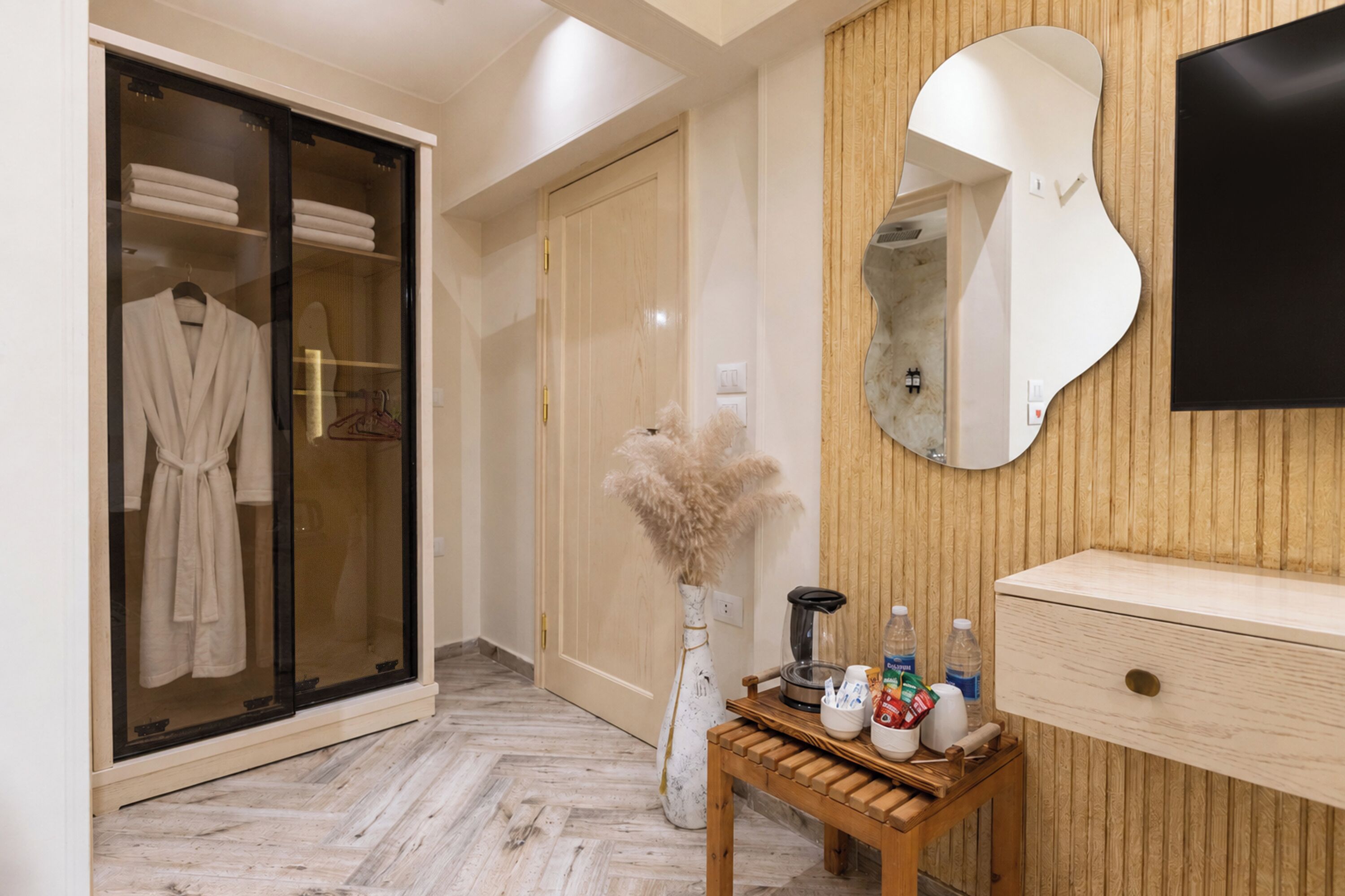 Phòng 2 giường đơn Superior, phòng tắm riêng | Tủ quần áo