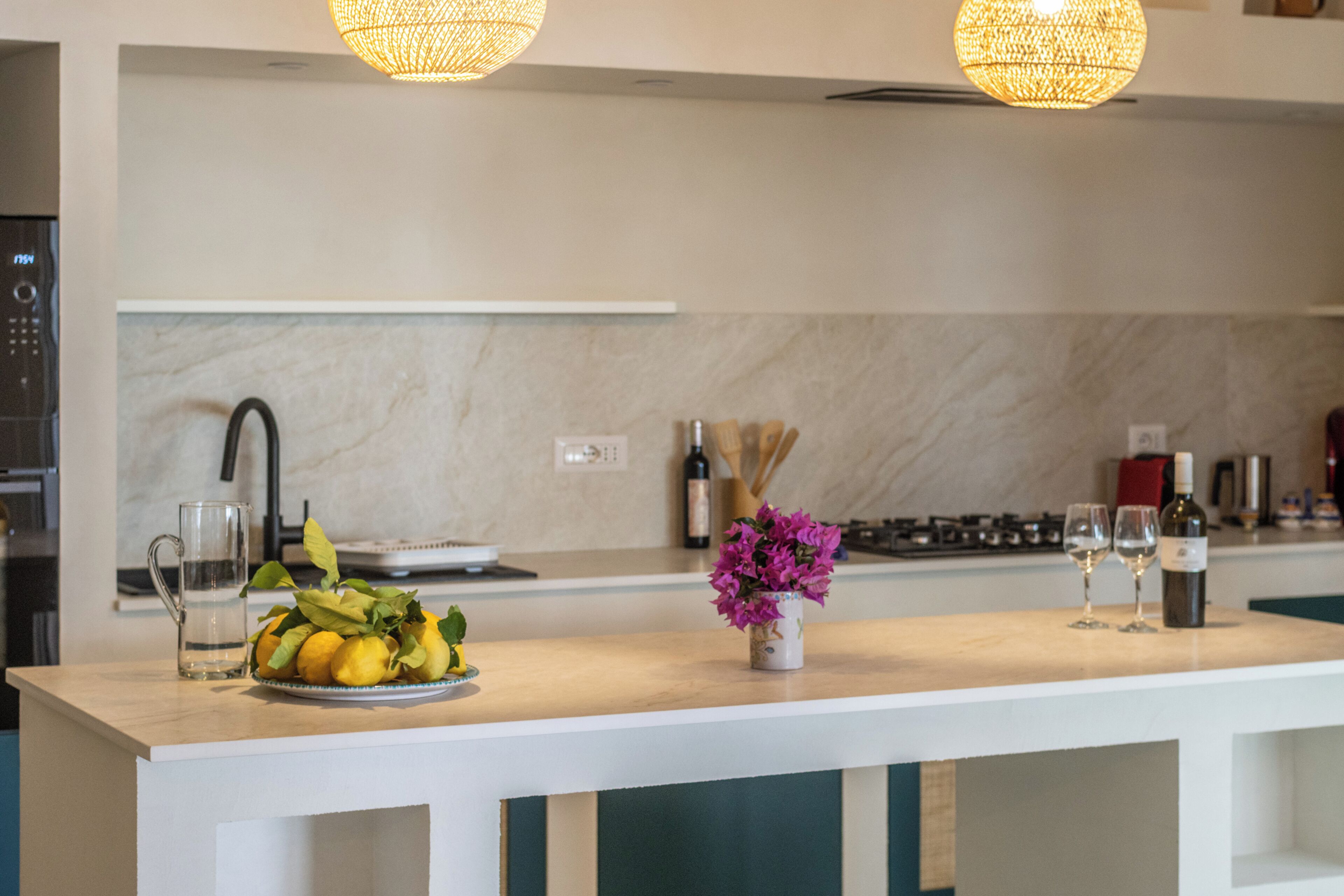 Villa, vista mare | Cucina privata