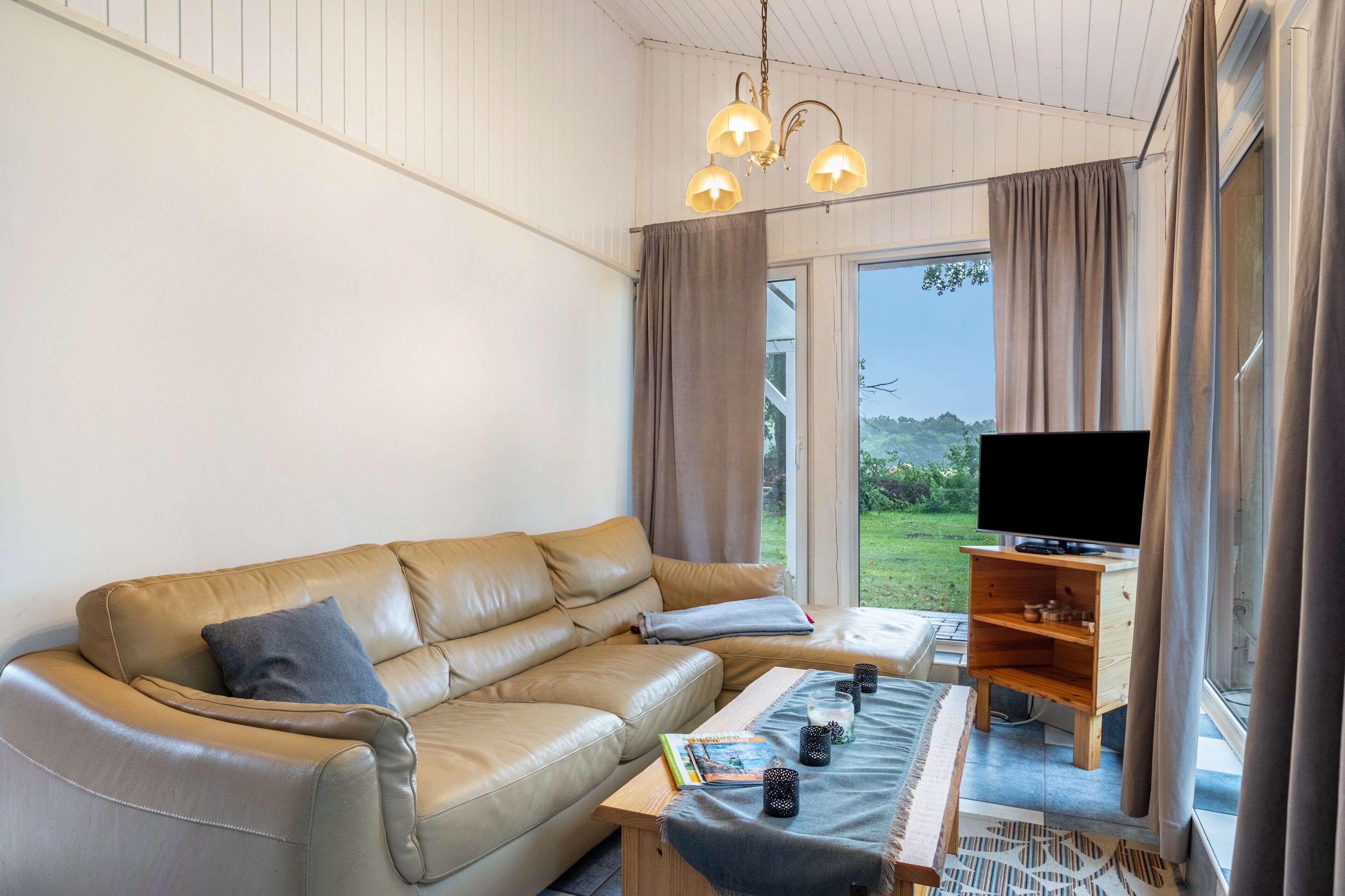 Fernseher, Kamin