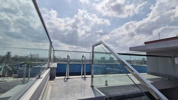 Deluxe Double Room, Balcony, Sea View | Property grounds