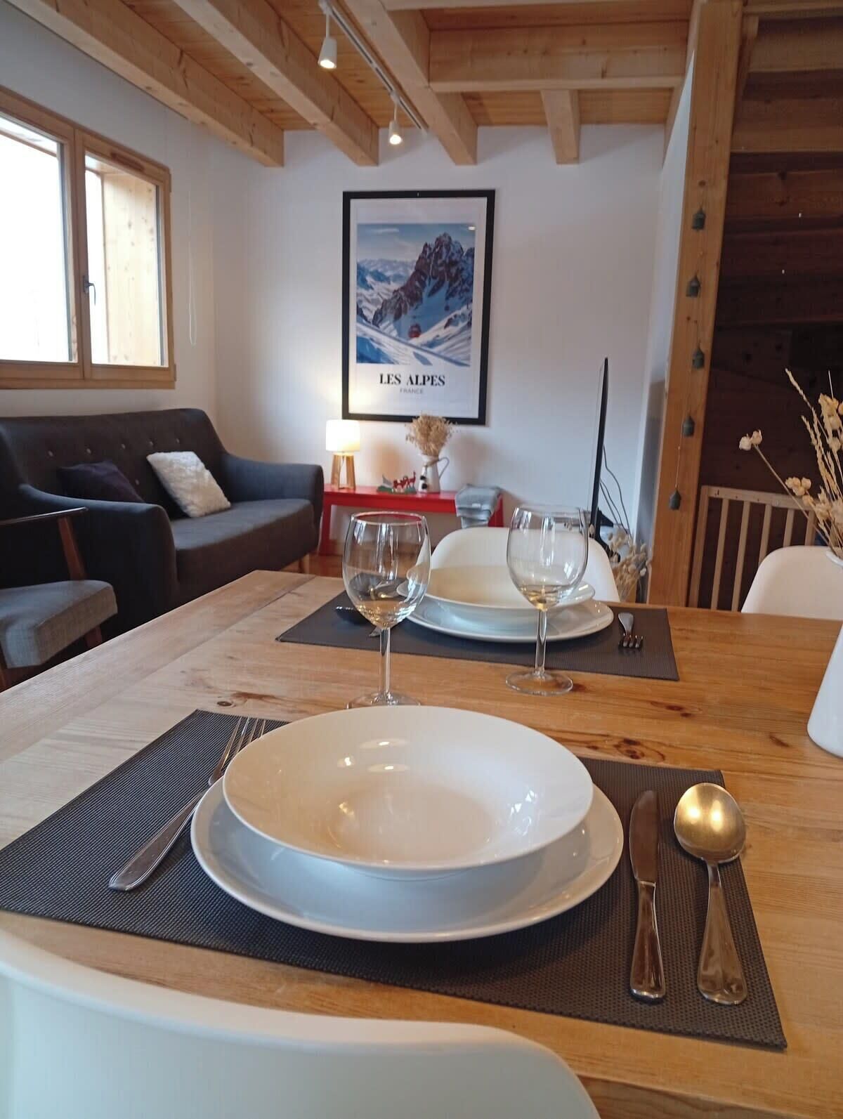 Chalet Familial  3 Chambres  Jardin 600 M²  Vars - Risoul