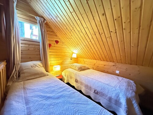 Deux chalets communicants sur les pistes – 10 pers – Risoul 1850