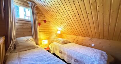Deux chalets communicants sur les pistes – 10 pers – Risoul 1850