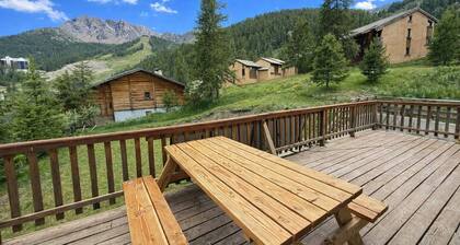 Vars grand appt 4ch • Terrasse • 100m des pistes