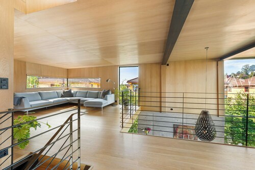 Modern industrial dream with sunny rooftop