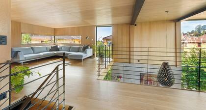 Modern industrial dream with sunny rooftop