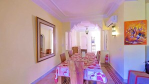 Superior Apartment, 2 Bedrooms, Patio, Pool View | Dining - HACIENDA MARRAKECH (MARRAKECH)