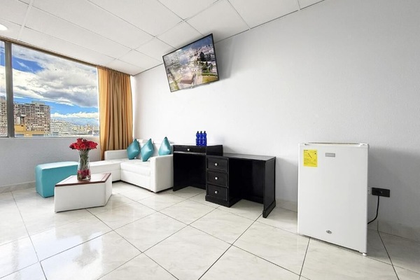 Family Room, City View | Living area