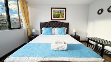 Soundproofing, free WiFi, bed sheets