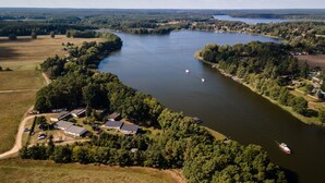 Aerial view - Bungalow '7 - Klaus' with Private Terrace and Wi-Fi (Rheinsberg)