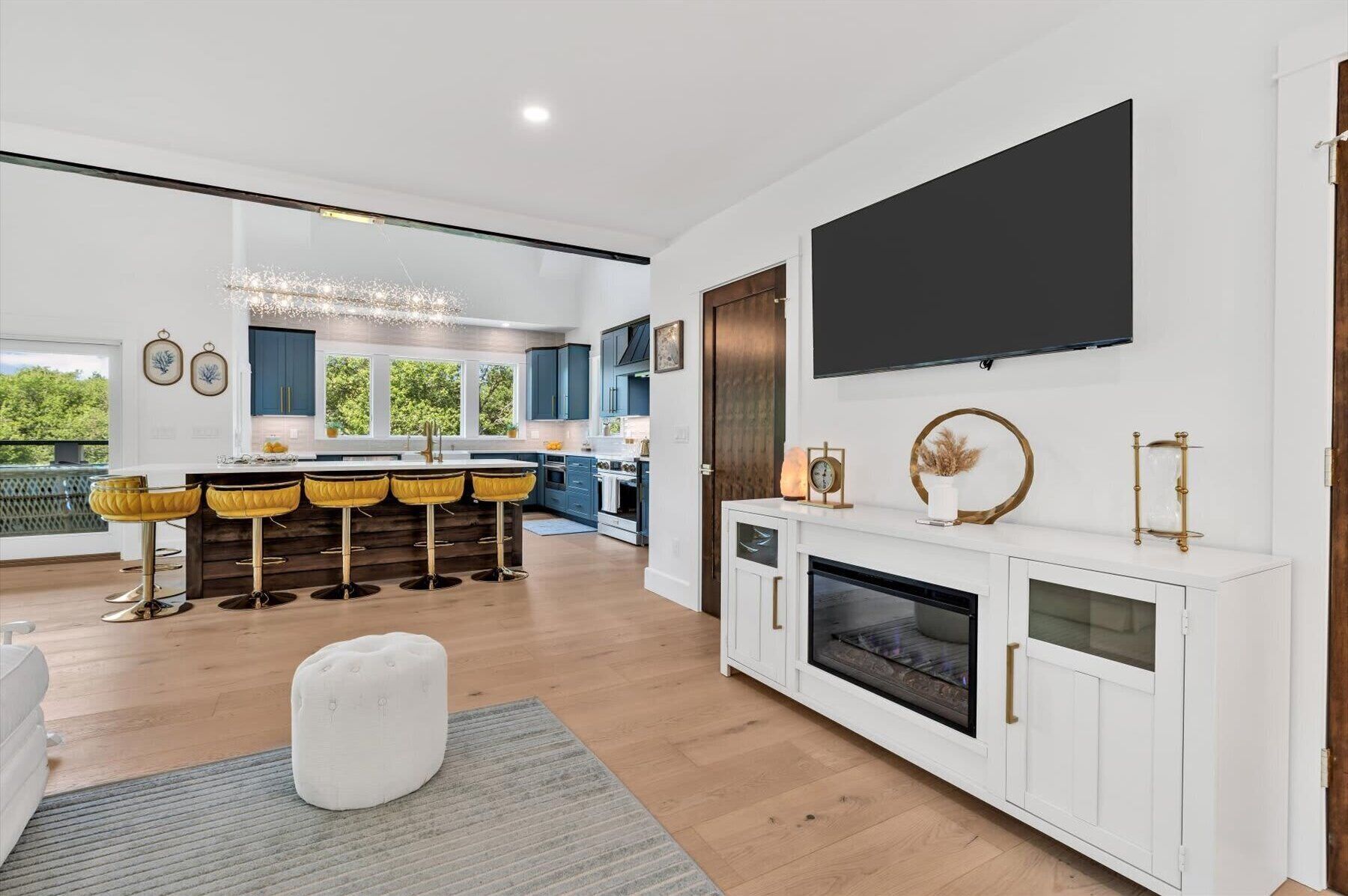 Bright, open, and designed for entertaining, the kitchen flows seamlessly into the main living space.