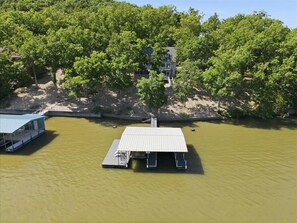 Unclassified image, 2 of 45, button - Stay at This 4 Bed 3 Bath Lakefront Home With Private Dock (Stover)