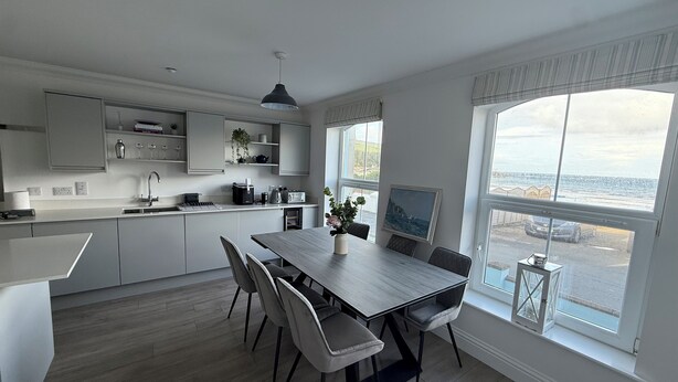 Dining - Beachfront 4-bedroom house in Port Erin (Port Erin)