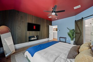 5 slaapkamers, een bureau, wifi, beddengoed
