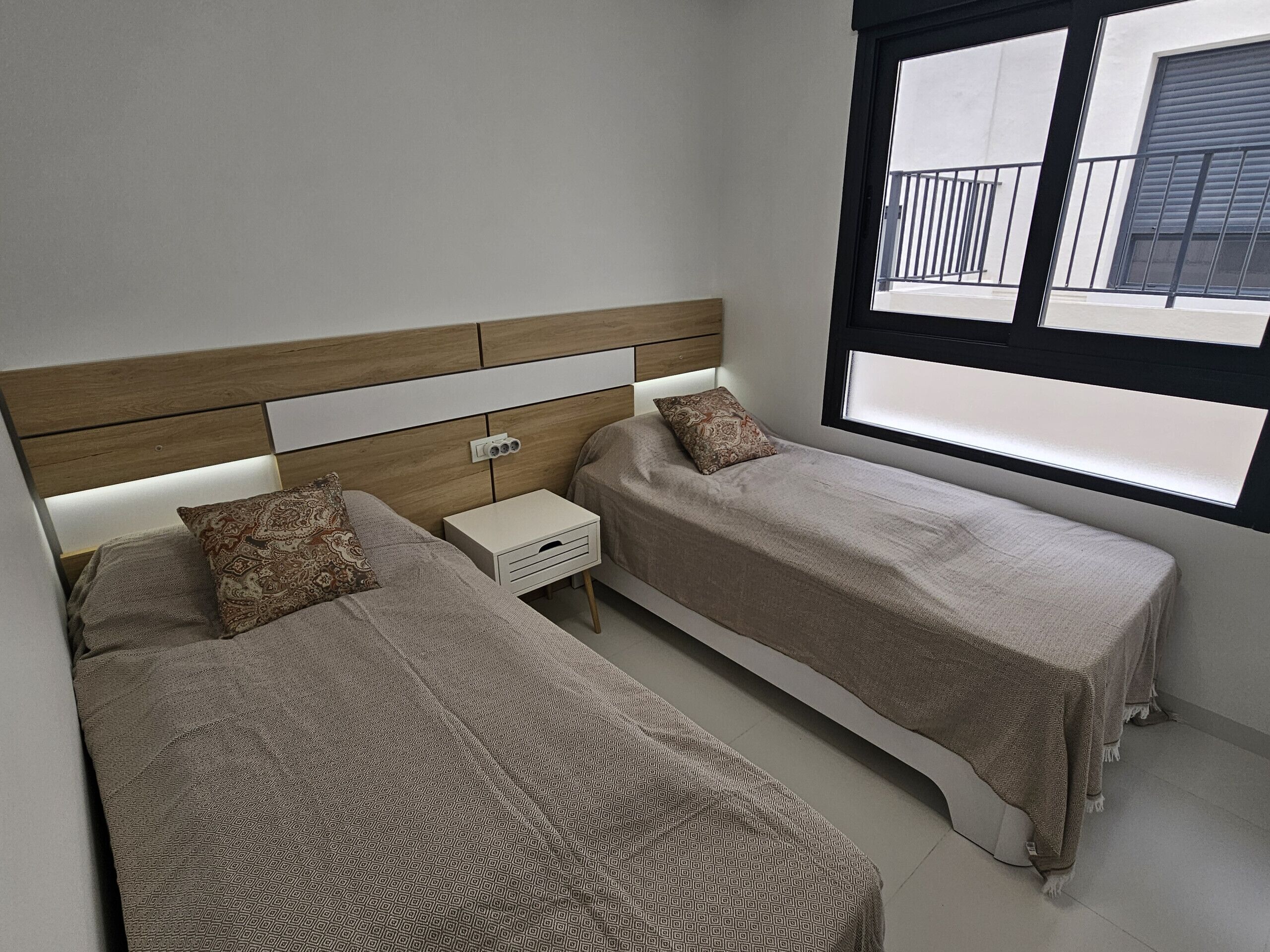 2 dormitorios y ropa de cama