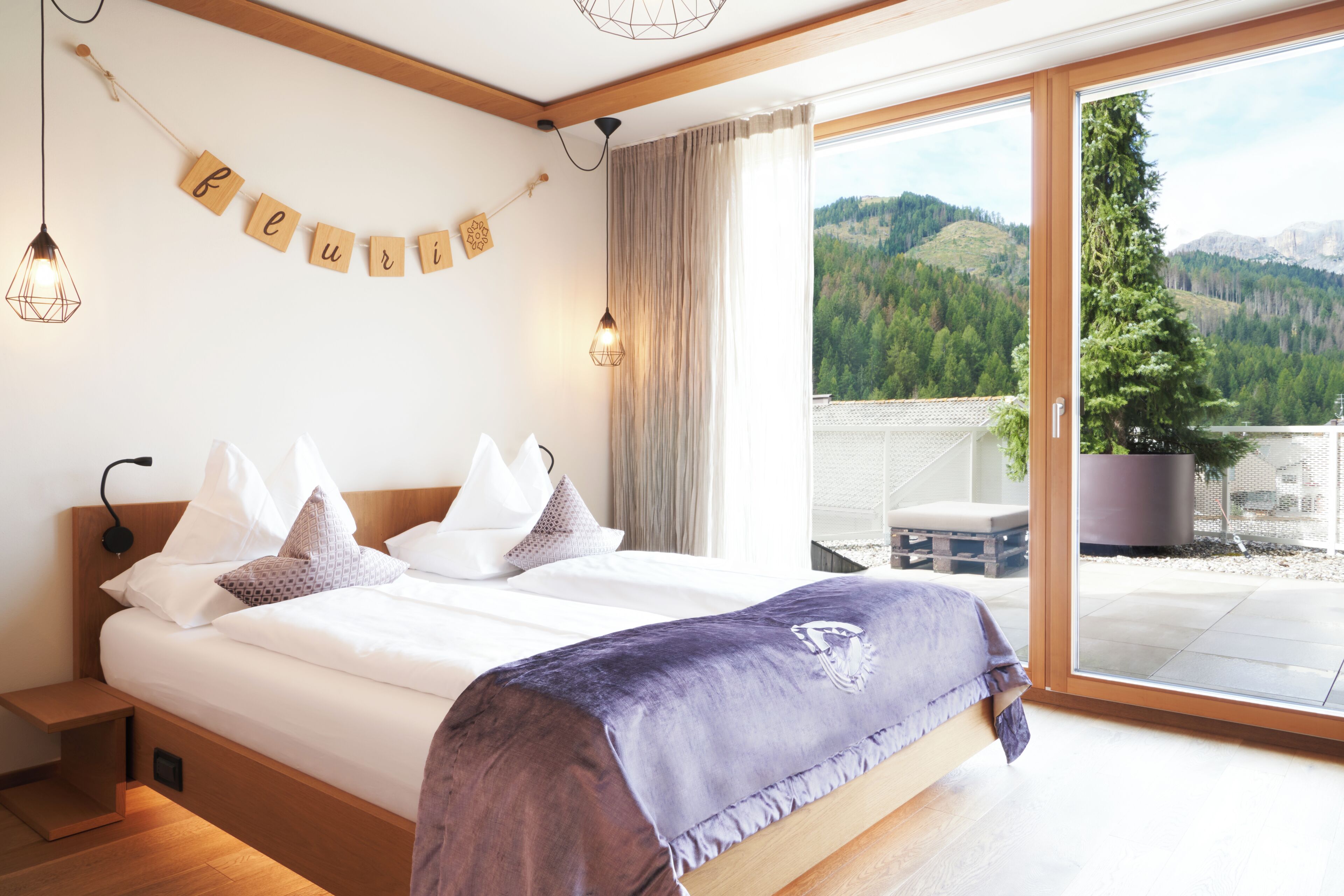 Doppia Deluxe, balcone, vista montagna