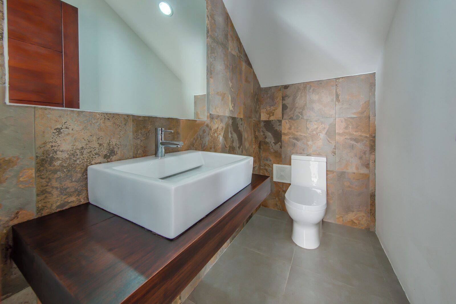 Shower, towels, toilet paper