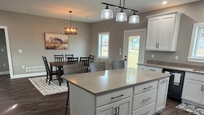Dining - Newly built, peaceful 3-bedroom house in quaint Exline, IA with AC comfort (Exline)
