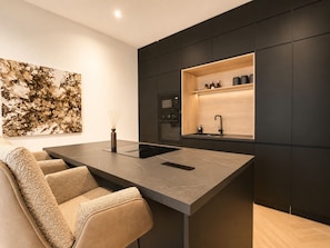 Private kitchen - Studio Alésia - Suite romantique de prestige (Caen)