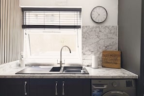 Basic Apartment | Private kitchen - The M4 Escape Newport (Newport)