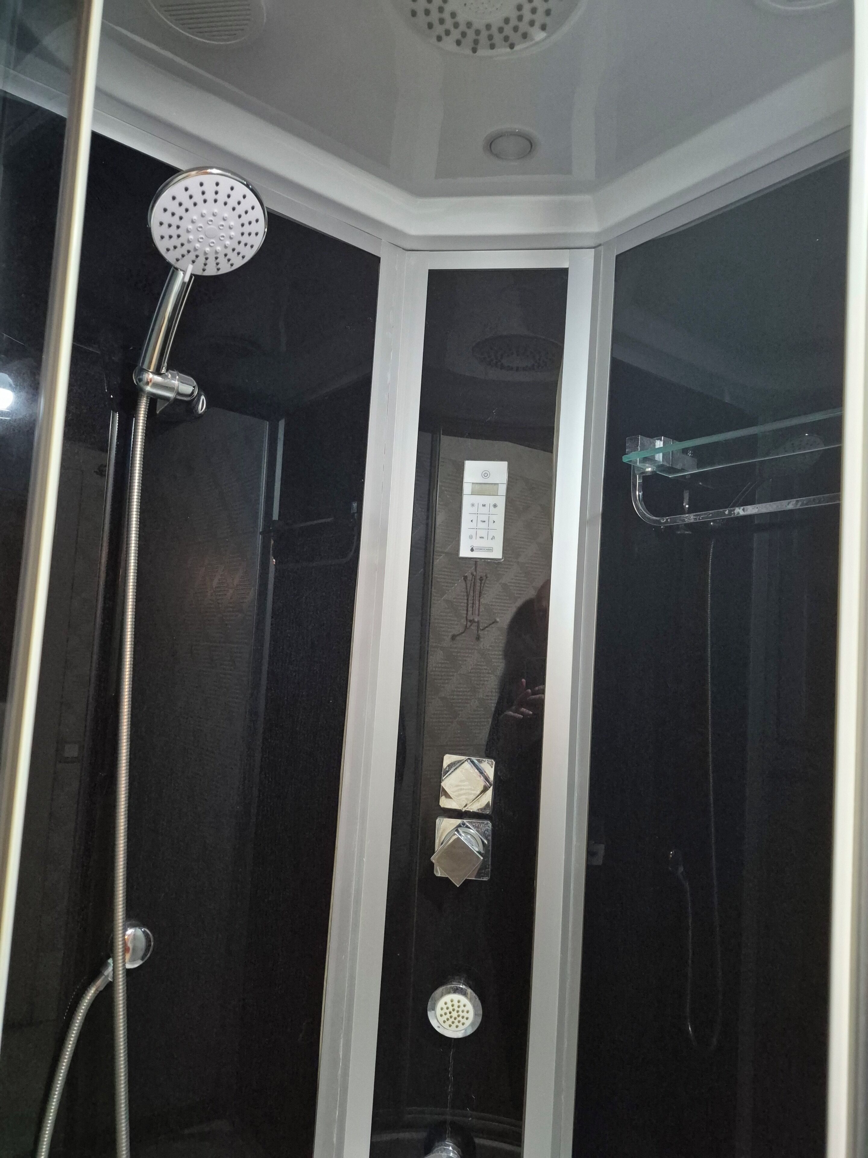 Family Condo, Balcony, City View | Bathroom | Shower, hair dryer, slippers, towels